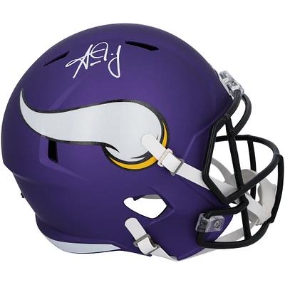 Aaron Jones Minnesota Vikings Autographed Speed Replica Helmet