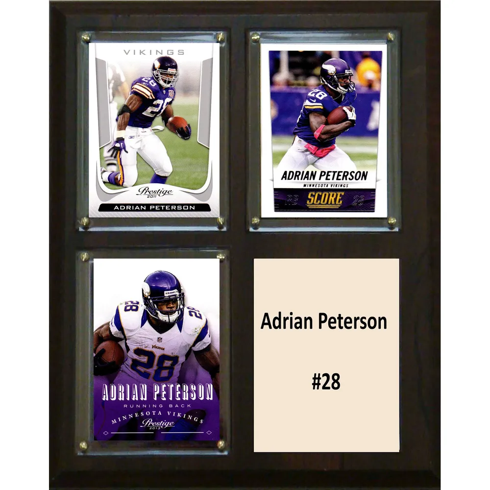 Lids Adrian Peterson Minnesota Vikings 8'' x 10'' Plaque