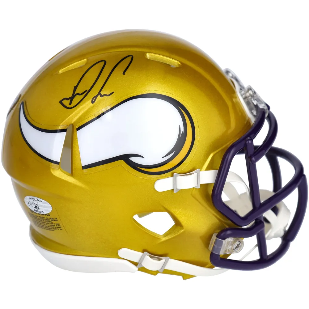 Lids Dalvin Cook Minnesota Vikings Fanatics Authentic Autographed Riddell  Flash Alternate Speed Mini Helmet