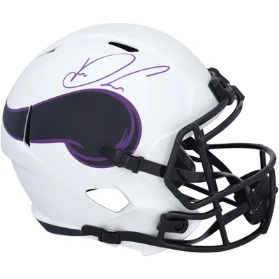 Lids T.J. Hockenson Minnesota Vikings Fanatics Authentic Autographed  Riddell Lunar Eclipse Speed Mini Helmet