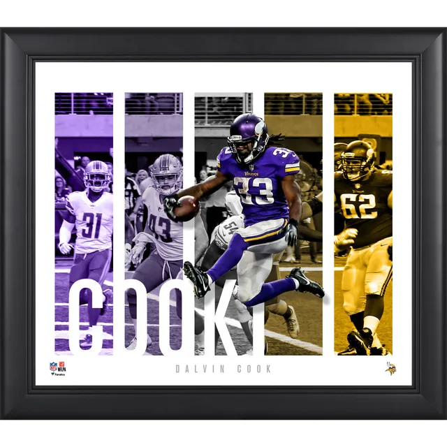 Justin Jefferson Minnesota Vikings Fanatics Authentic Framed 15 x