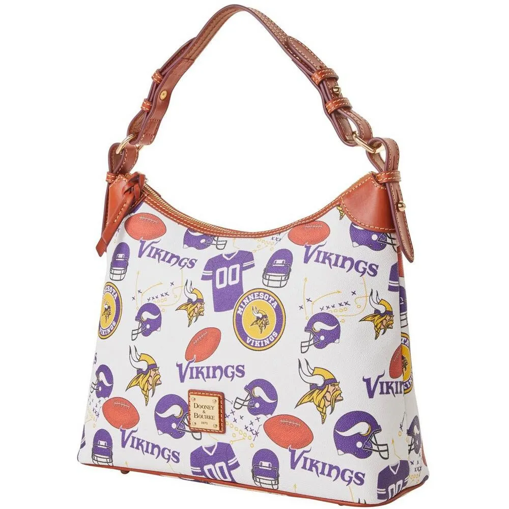 Lids Minnesota Vikings Dooney & Bourke Game Day Hobo Purse