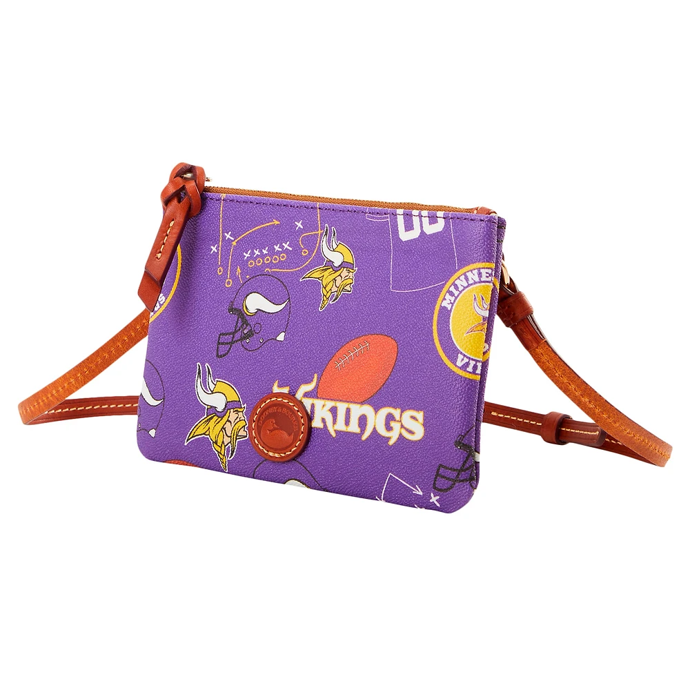 Sac à main à bandoulière zippé Dooney & Bourke Minnesota Vikings