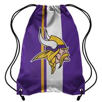 FOCO Minnesota Vikings Team Stripe - Drawstring Backpack