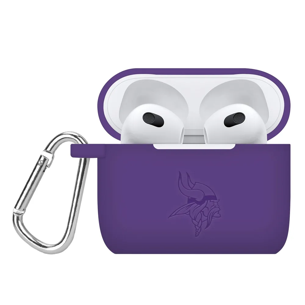 Lids Minnesota Vikings GameTime Debossed Silicone AirPods 3 Case Cover