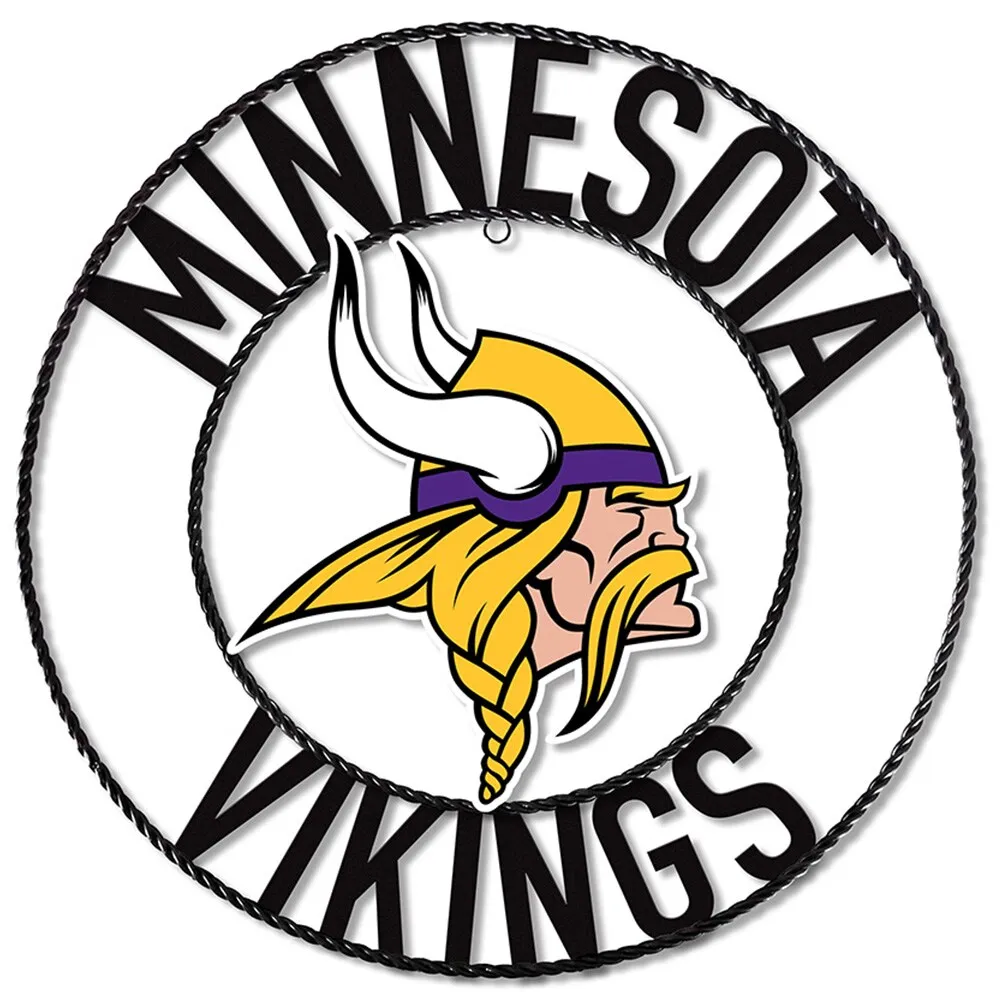 Lids Minnesota Vikings Imperial 24'' Wrought Iron Wall Art