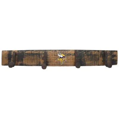 Minnesota Vikings Imperial 5'' x 35'' Oak Barrel Coat Rack