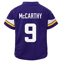 Maillot de jeu Nike J.J. McCarthy violet pour bébé des Vikings du Minnesota