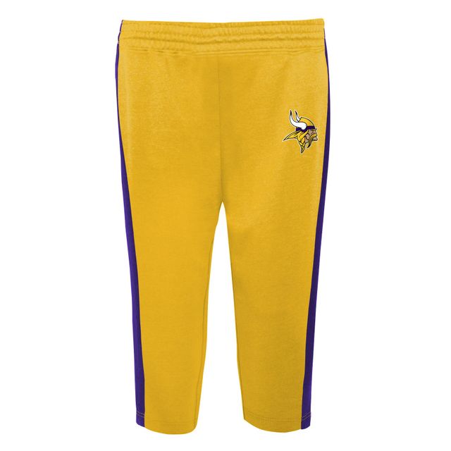 Little Kicker des Vikings du Minnesota violet/doré pour bébé - Ensemble body et pantalon à manches longues