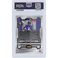 Carte de recrue authentifiée 10 PSA Panini Prizm Silver Prizm #368 2023 autographiée par Jordan Addison des Minnesota Vikings