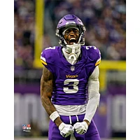 Jordan Addison Minnesota Vikings Unsigned Week 14 Flexing Celebration vs. Atlanta Falcons Photograph