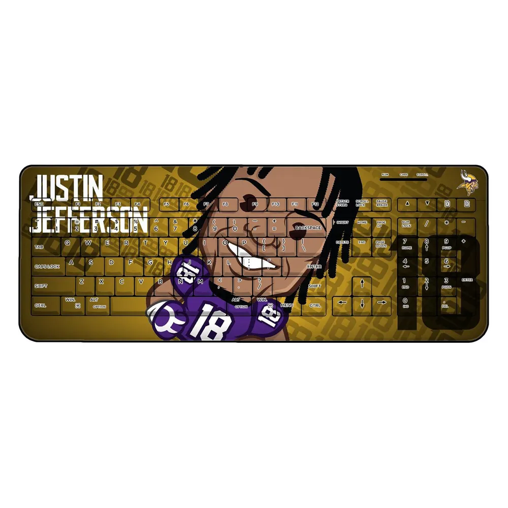 Lids Justin Jefferson Minnesota Vikings Emoji Design Wireless Keyboard