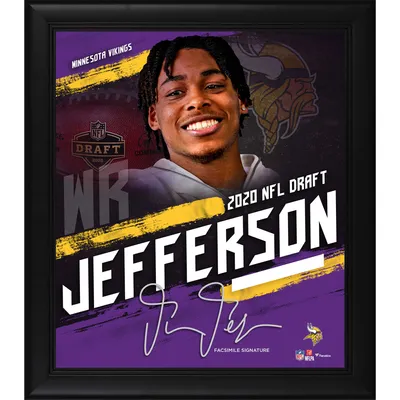 Lids Justin Jefferson Minnesota Vikings Fanatics Authentic Framed