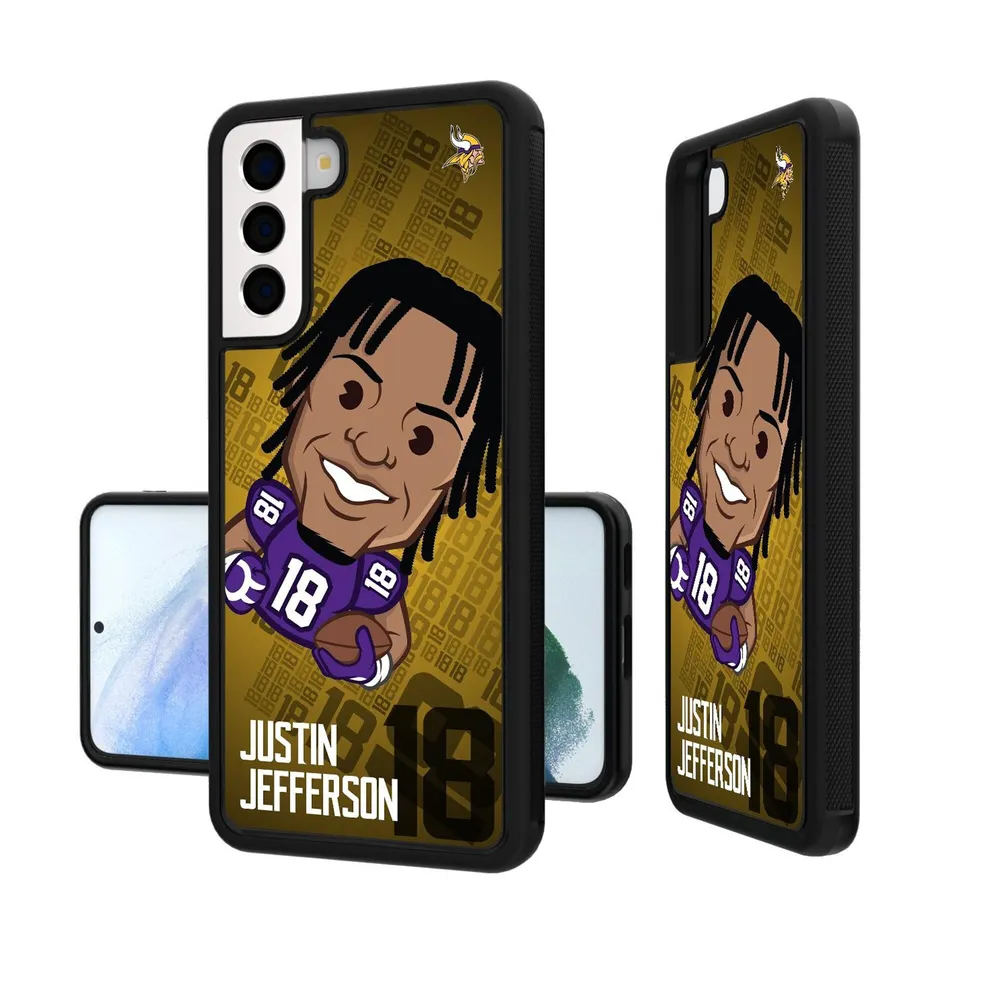 Lids Justin Jefferson Minnesota Vikings Player Emoji Bump Galaxy Case