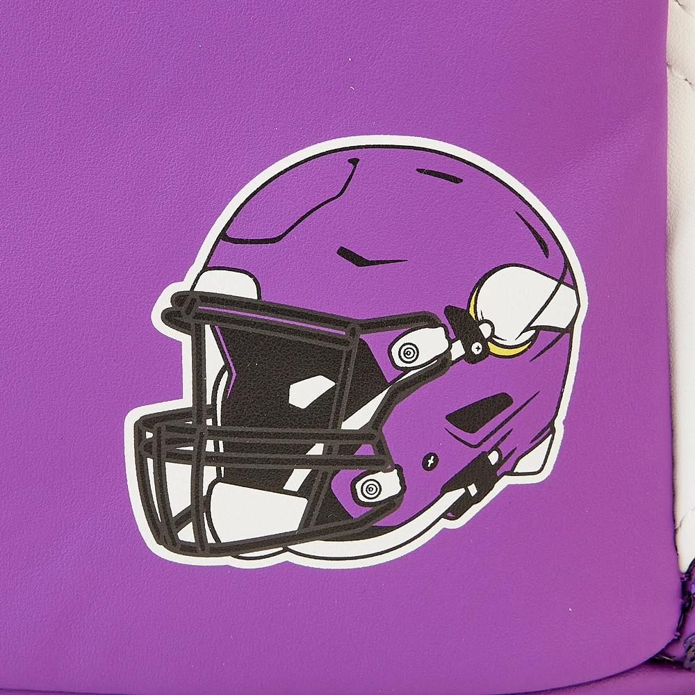 Loungefly Minnesota Vikings Sequin Mini Backpack