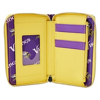 Portefeuille zippé à sequins Loungefly Minnesota Vikings