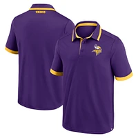 Men's Fanatics  Purple Minnesota Vikings Colorblocked Polo