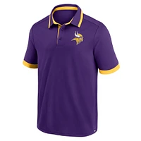 Men's Fanatics  Purple Minnesota Vikings Colorblocked Polo