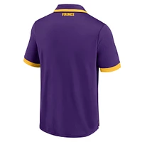 Men's Fanatics  Purple Minnesota Vikings Colorblocked Polo
