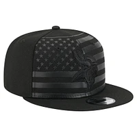 Men's New Era  Black Minnesota Vikings Independent 9FIFTY Snapback Hat