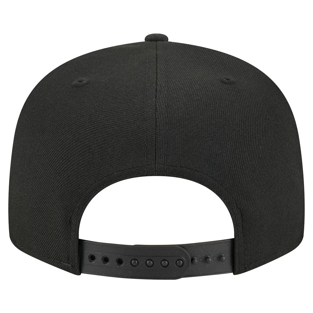Men's New Era  Black Minnesota Vikings Independent 9FIFTY Snapback Hat