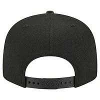 Men's New Era  Black Minnesota Vikings Independent 9FIFTY Snapback Hat