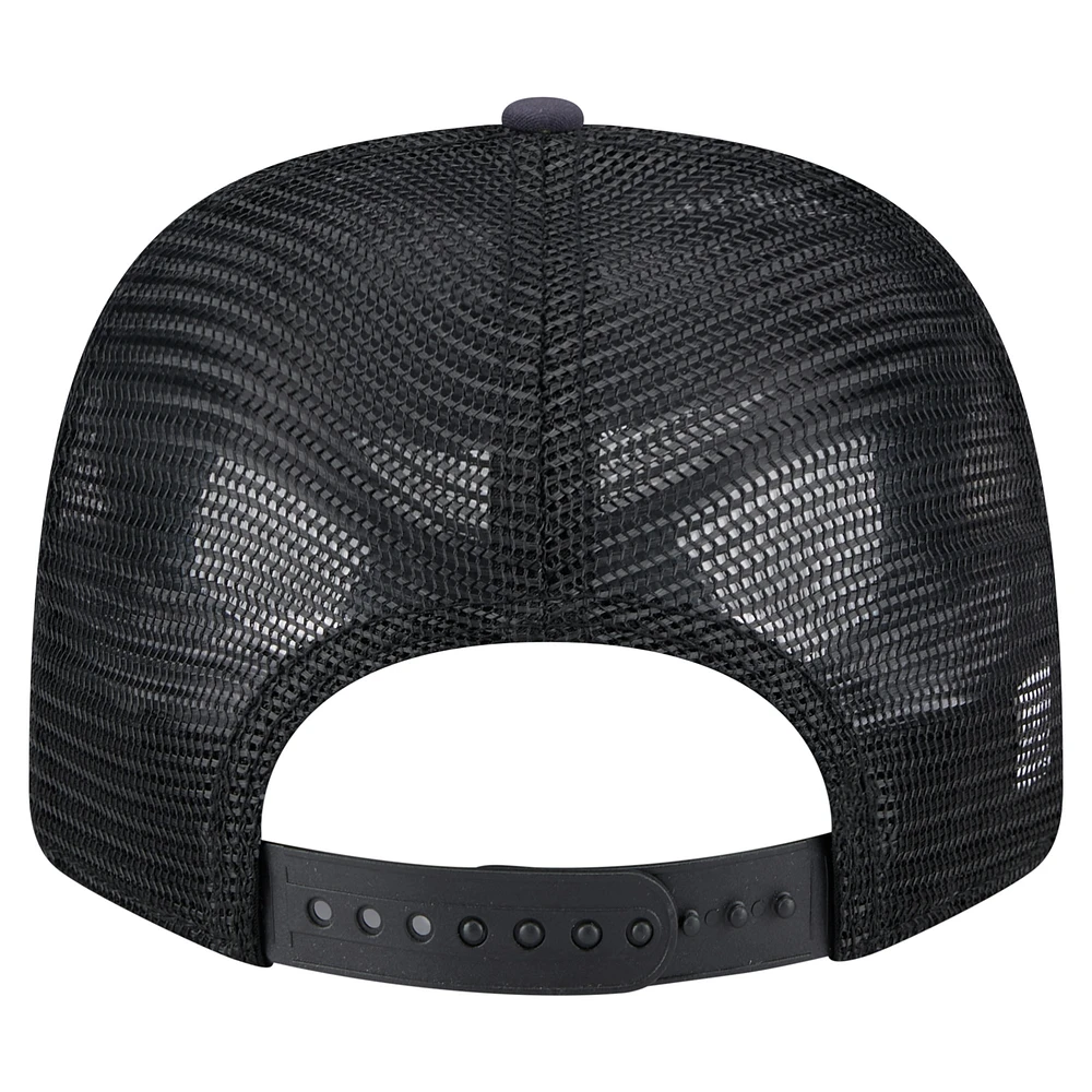 Casquette extensible à boutons-pression 9SEVENTY bleu marine/noir pour homme des Vikings du Minnesota de New Era