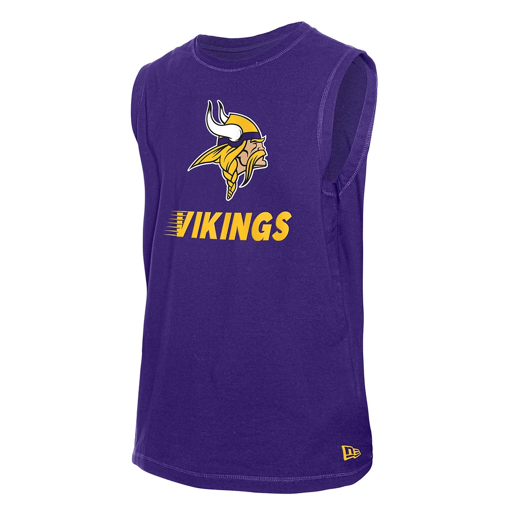 Débardeur violet pour homme de la collection Leisure des Minnesota Vikings New Era