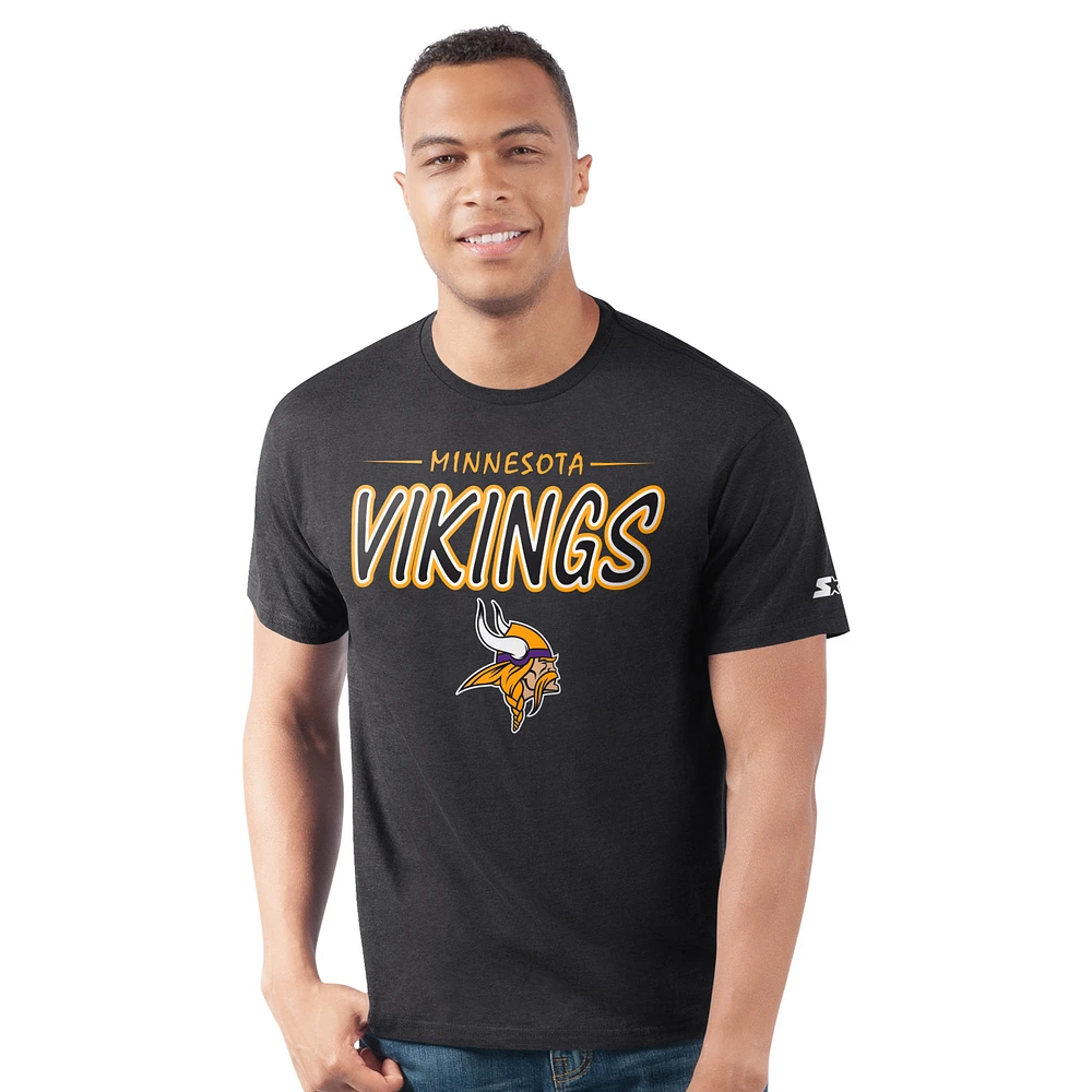 T-shirt Prime Time pour homme noir Starter Minnesota Vikings