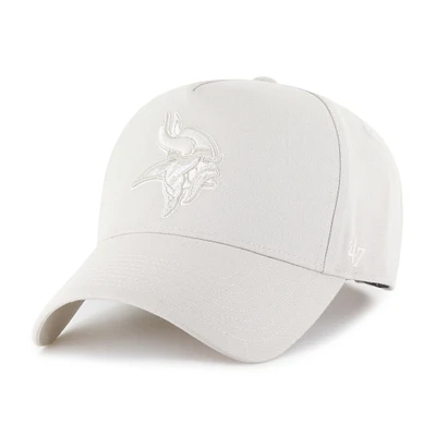 Casquette ajustable « 47 Cream » pour homme, style baseball des Vikings du Minnesota, pour le terrain de baseball