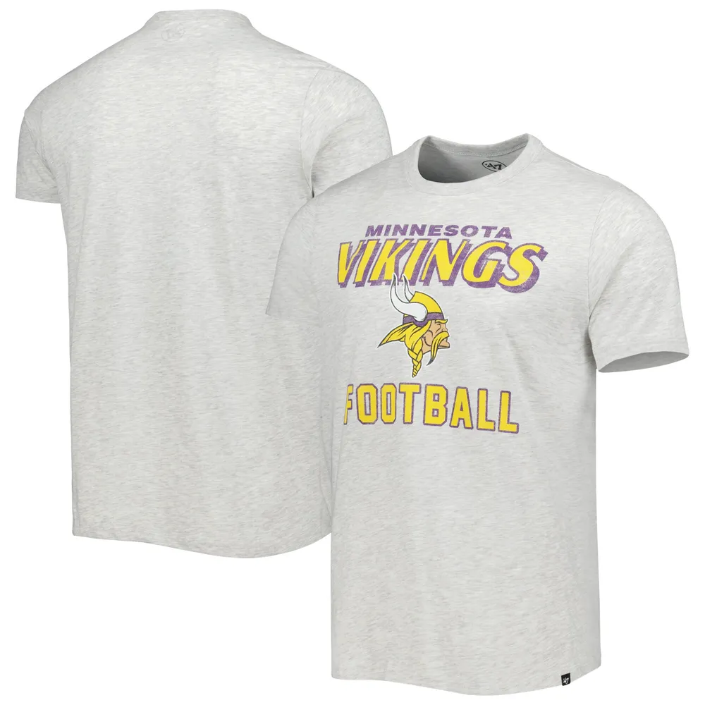 Nfl Minnesota Vikings Women's Weak Side Blitz Marled Left Chest Short  Sleeve T-shirt : Target