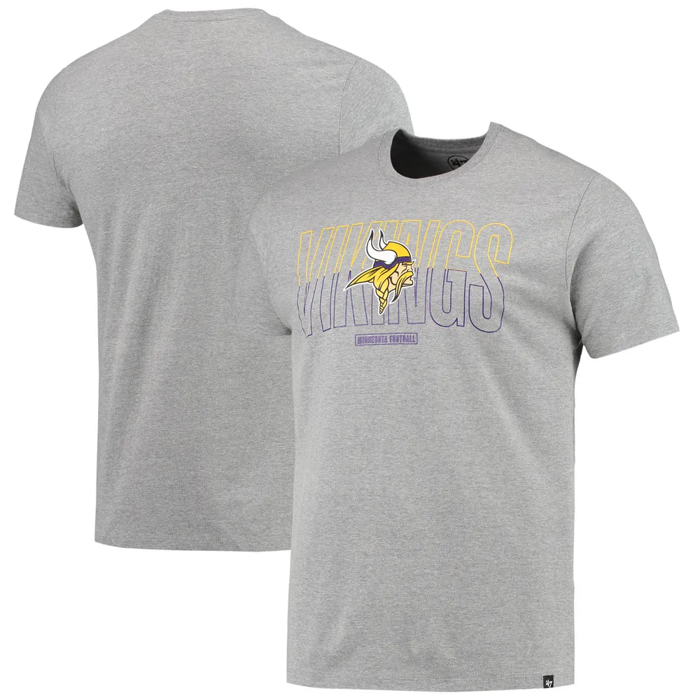 Men's '47 Minnesota Vikings Franklin White Out Long Sleeve T-Shirt