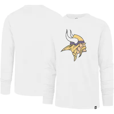 Minnesota Vikings Fanatics Branded Gray Washed Primary Long Sleeve T-Shirt, S / Gray