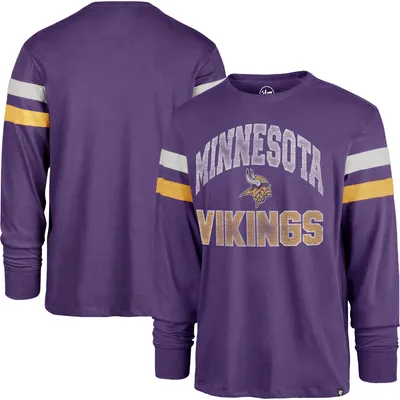 Men's New Era Black Minnesota Vikings Tie-Dye Long Sleeve T-Shirt