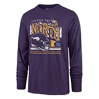 Men's '47 Purple Minnesota Vikings Regional Super Rival Long Sleeve T-Shirt