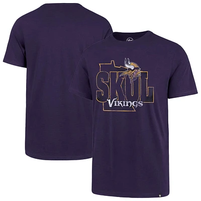 Men's '47 Purple Minnesota Vikings Regional Super Rival T-Shirt