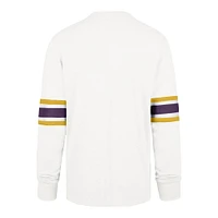 Men's '47 White Minnesota Vikings Gridiron Premier Brex Long Sleeve T-Shirt