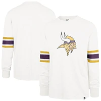 Men's '47 White Minnesota Vikings Gridiron Premier Brex Long Sleeve T-Shirt