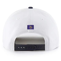 Casquette ajustable blanche patriotique à revers des Vikings du Minnesota pour homme, modèle 1947