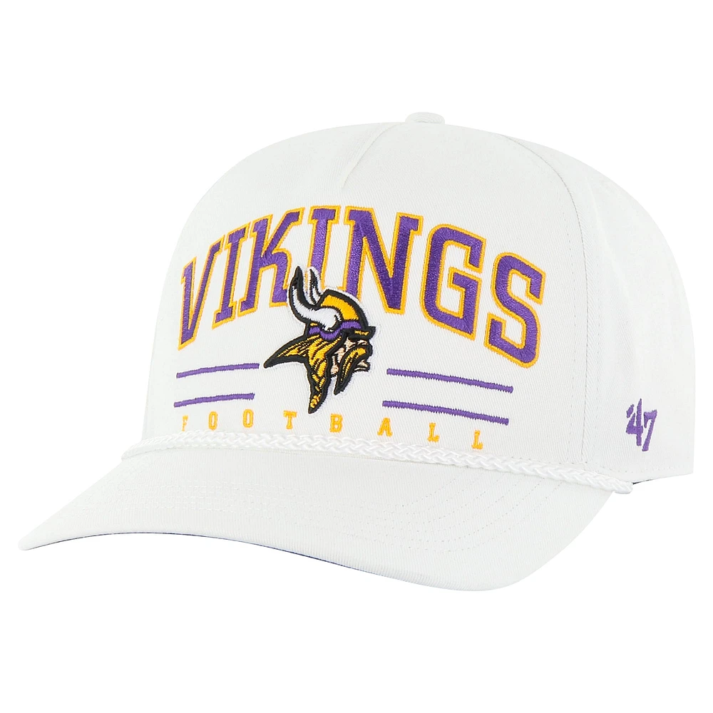 Casquette ajustable en corde Roscoe Hitch des Vikings du Minnesota '47 pour homme