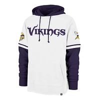 Sweat à capuche blanc '47 Minnesota Vikings Trifecta Shortstop pour homme