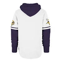 Sweat à capuche blanc '47 Minnesota Vikings Trifecta Shortstop pour homme