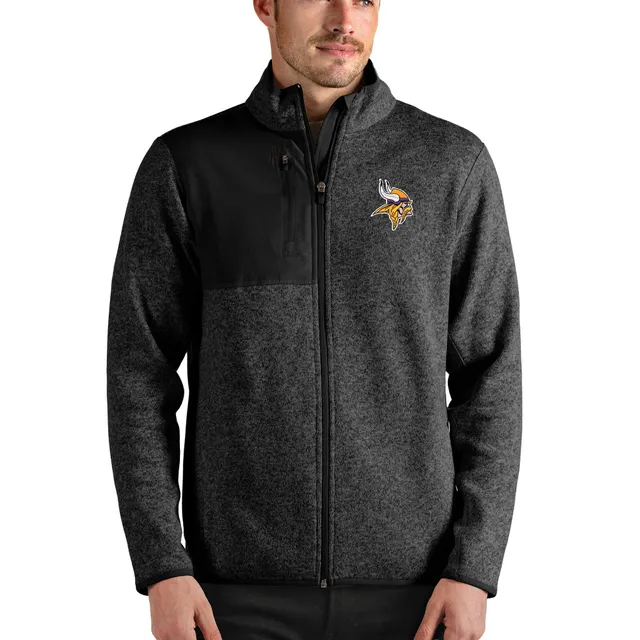 Minnesota Vikings Tommy Bahama On Deck IslandZone Half-Zip Jacket - Gray