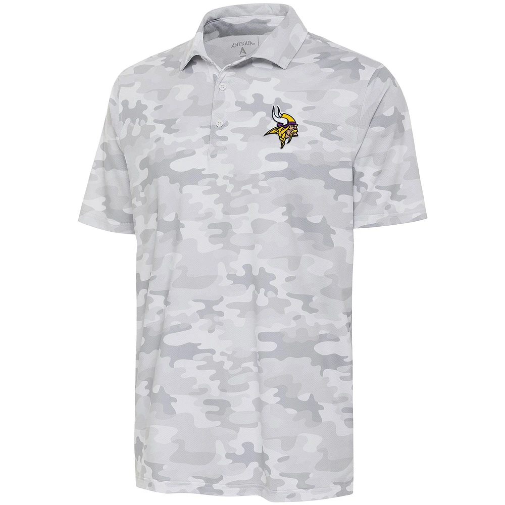 Polo Antigua blanc Minnesota Vikings Collide pour hommes