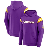 Sweat à capuche délavé violet pour homme de la collection Darius Rucker Fanatics, motif football Minnesota Vikings