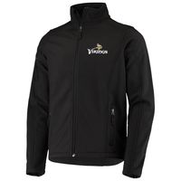 Men's Dunbrooke Black Minnesota Vikings Sonoma Softshell Full-Zip Jacket