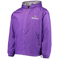 Veste à glissière complète Dunbrooke pour homme Minnesota Vikings Logo Legacy Stadium violet