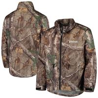 Men's Dunbrooke Realtree Camo Minnesota Vikings Circle Sportsman Waterproof Packable Full-Zip Jacket