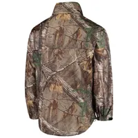 Manteau Dunbrooke Realtree Camo Minnesota Vikings Circle Sportsman imperméable compressible entièrement zippé pour homme