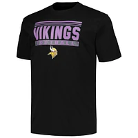 Men's Fanatics Black Minnesota Vikings Big & Tall Pop T-Shirt